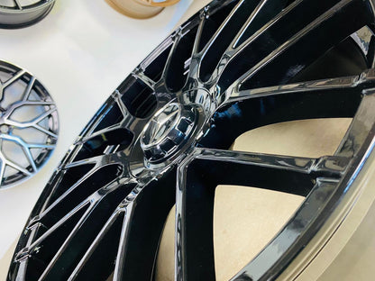 Keto Wheels K1 20x jantes 8,5 pouces ET35 Edition 1 noir brillant pour Mercedes