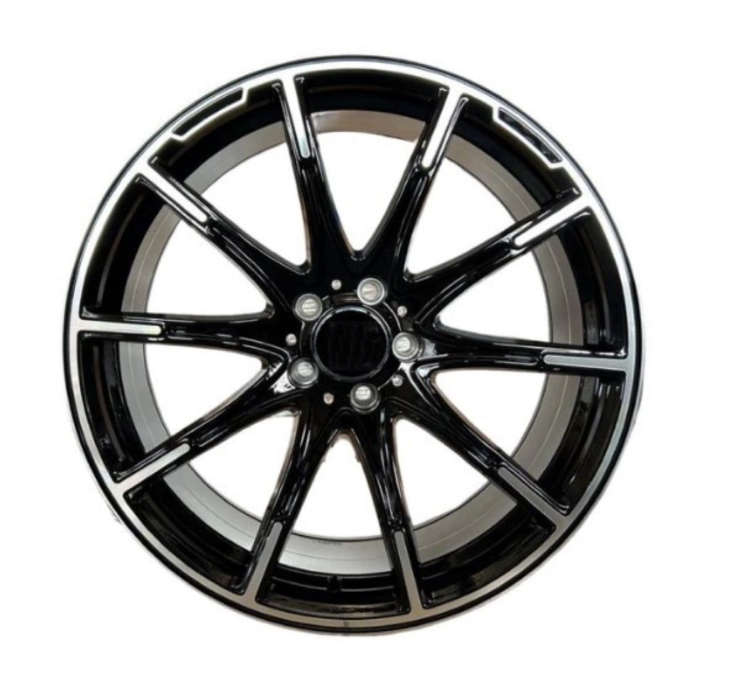 Keto Wheels K1 19 inch rims Edition 1 black gloss for Mercedes