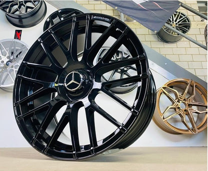 Keto Wheels K1 20x 8.5 inch rims ET35 Edition 1 glossy black for Mercedes